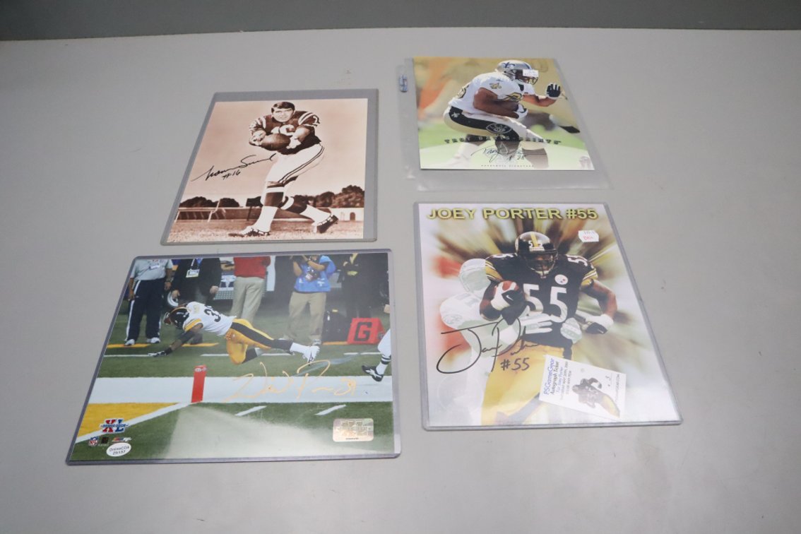 NFL Players Autographed Pictures