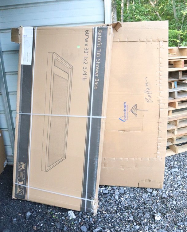 Pair of Tub Shower Bases, New