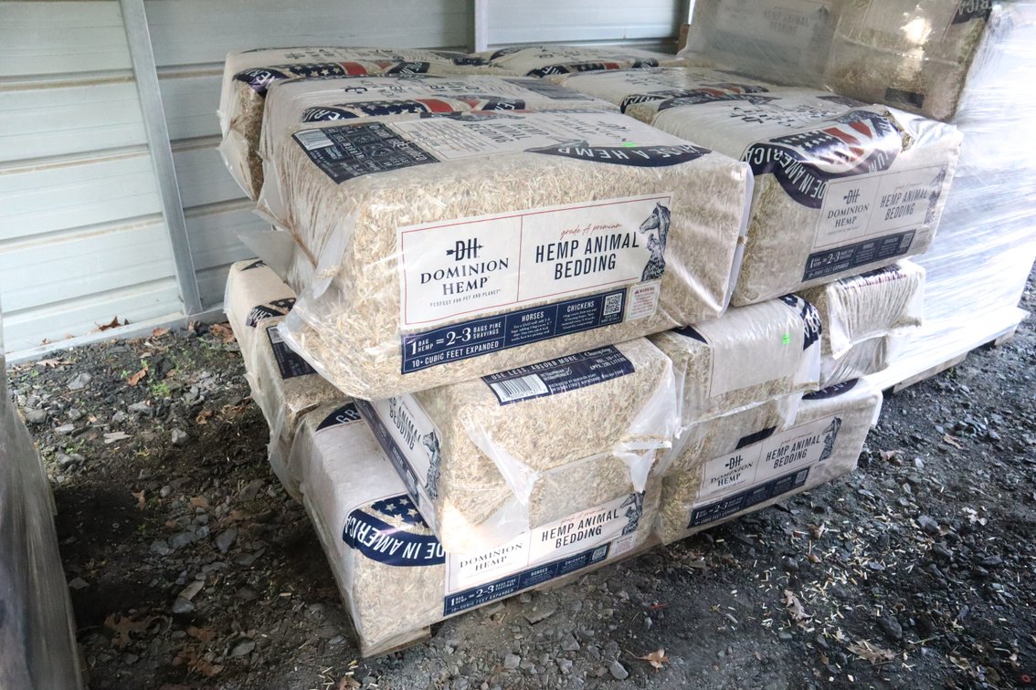 18 Bales of Hemp Bedding
