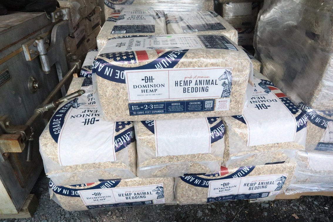 13 Bales of Hemp Bedding
