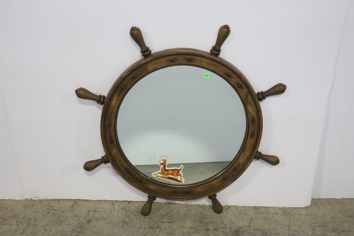 Ships Wheel Style Mirror
