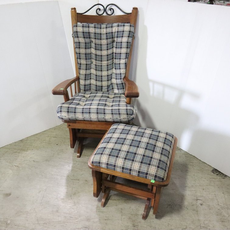 Glider With Ottoman