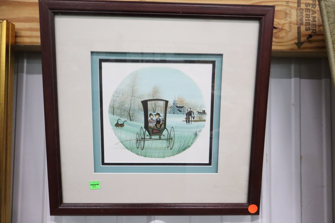 P Buckley Moss Framed Print