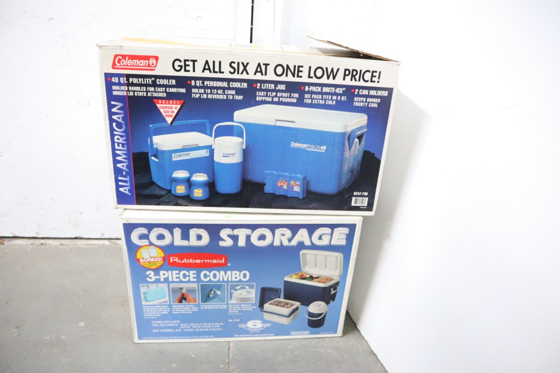 Pair of Coleman Cooler Sets