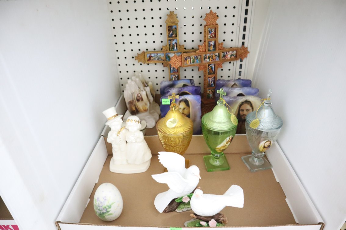 Collectible Figurines and Crucifix Crosses