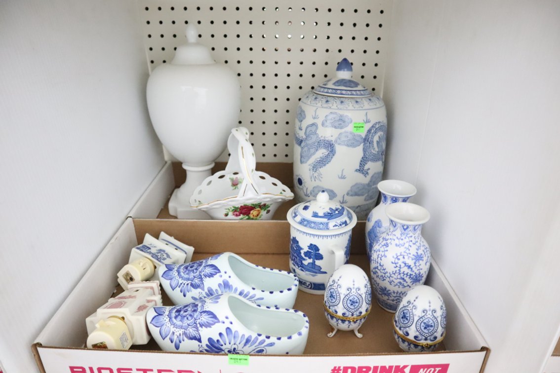 Porcelain Urns and Collectibles