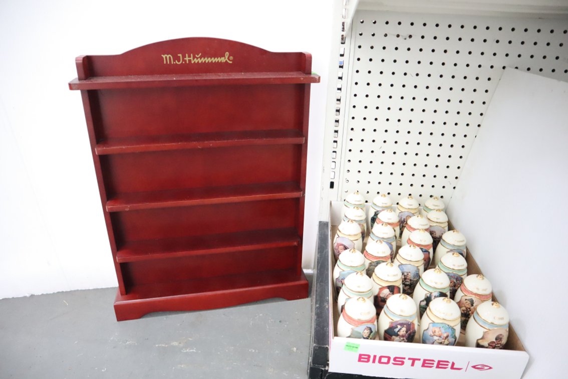 Hummel Herb/Spice Jar Set With Display Shelf