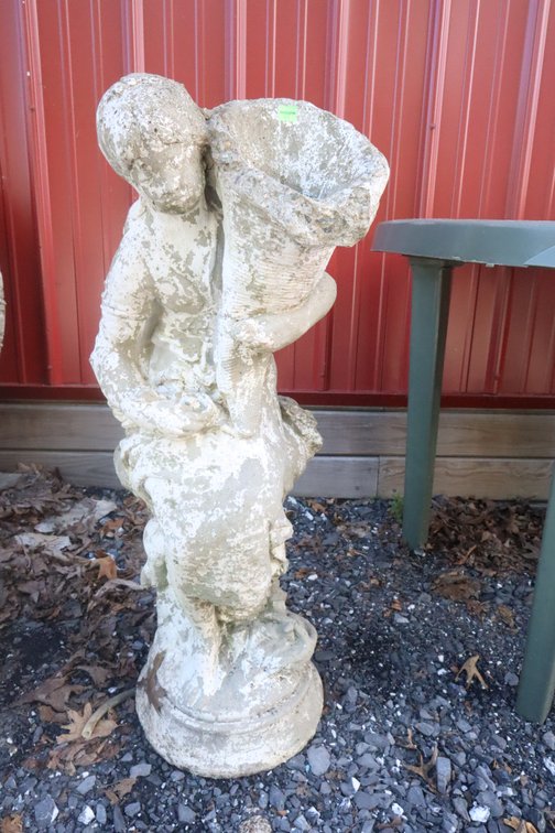 Cement Planter Figurine