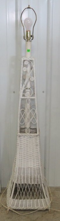 Wicker Style Floor Lamp