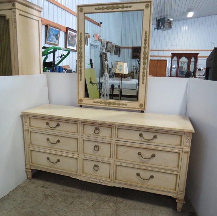 Dresser and Mirror