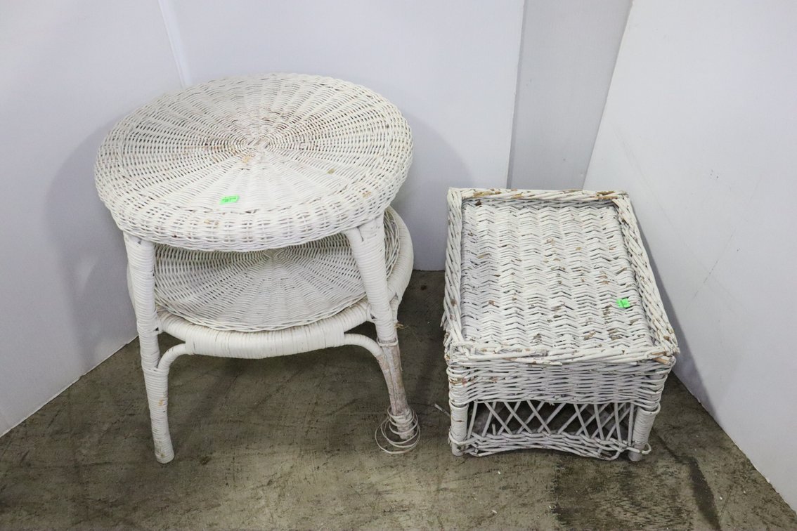 Wicker Side Tables