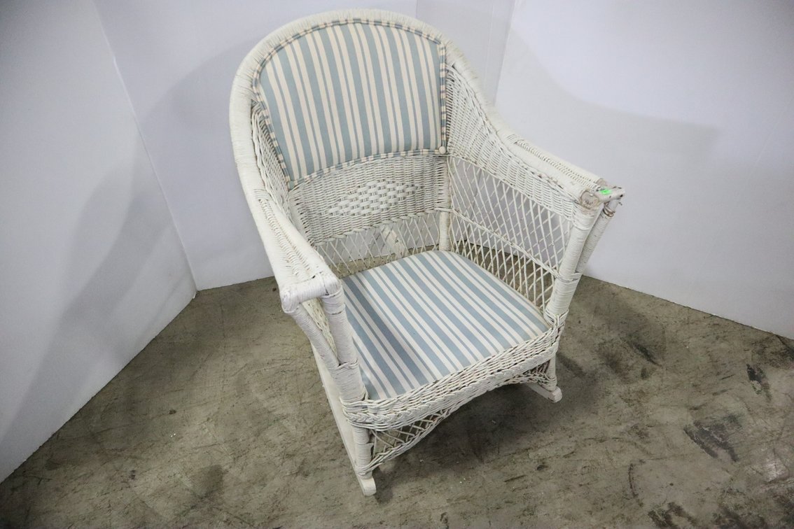 Imitation Wicker Rocking Chair