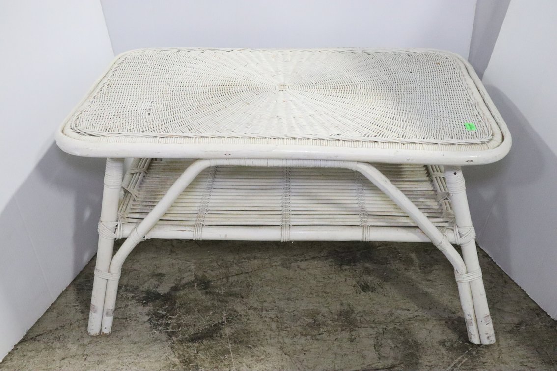 Wicker Side Table