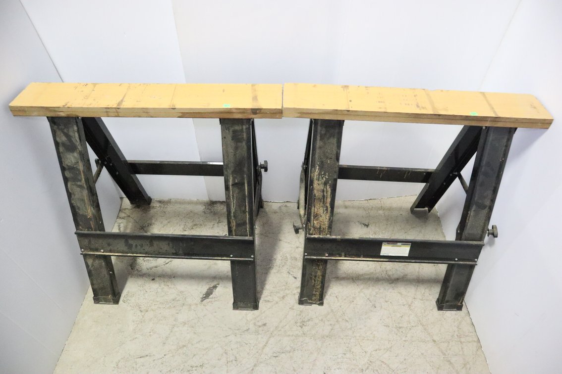 Two Sawhorses
