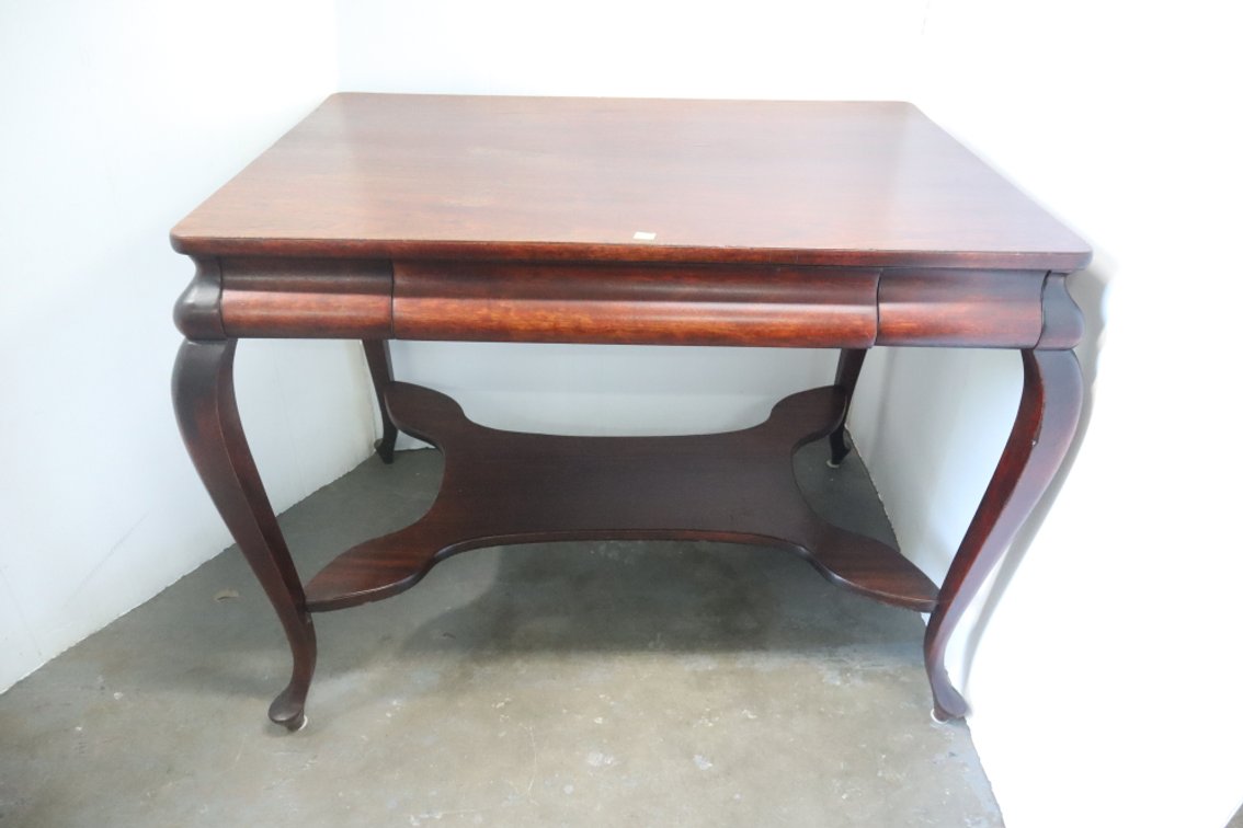 Library Table With Drawer