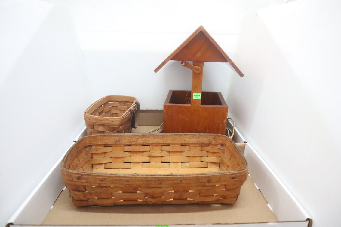 Longaberger Baskets, Wishing Well Lamp
