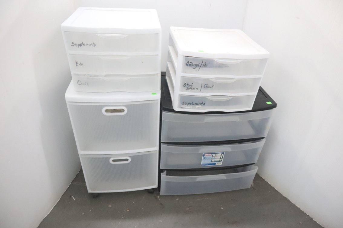 Plastic Storage Drawers