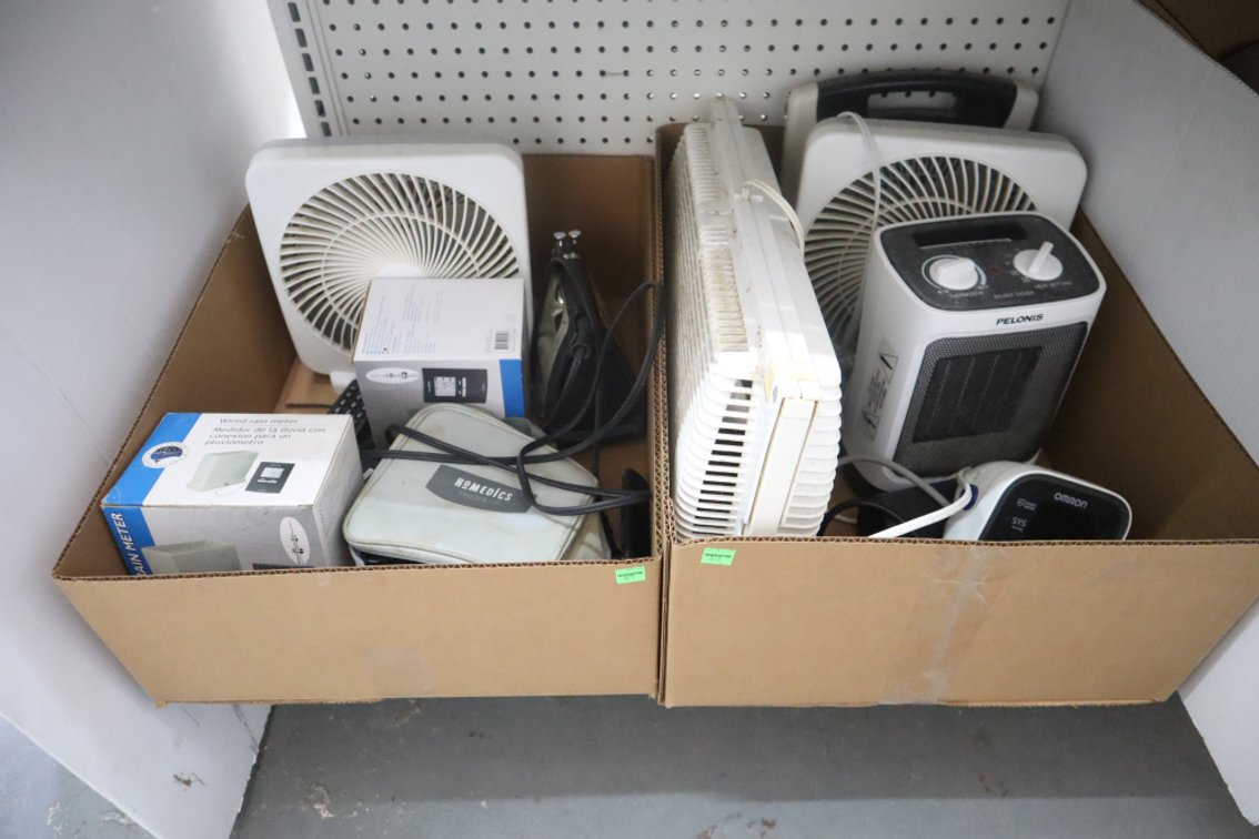 Fans, Electric Heater, Blood Pressure Monitor, Miscellaneous