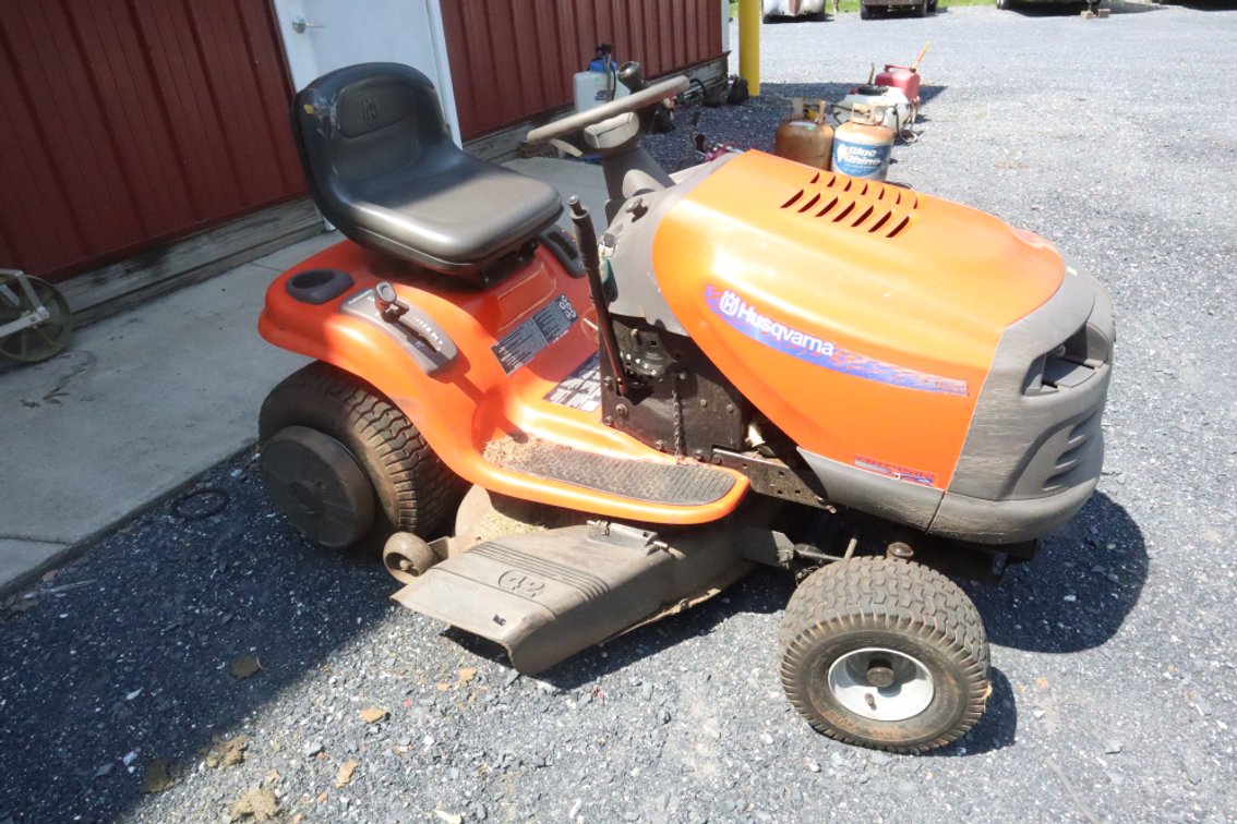 Husqvarna Riding Lawn Mower, 446 Hours On Meter, Starts and Runs