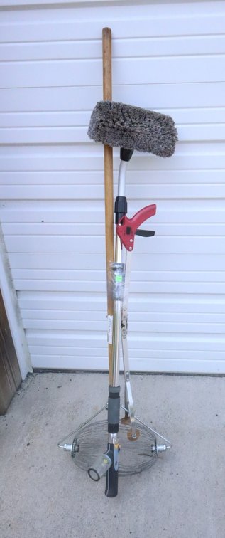 Nut Wizard and Car Wash Brush