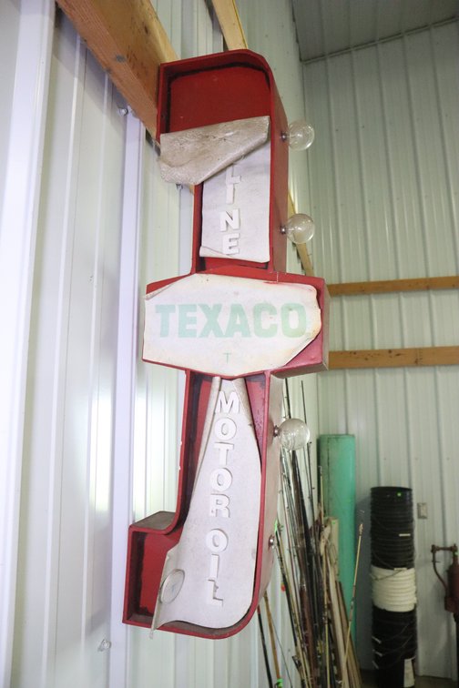 Texaco Gasoline Sign