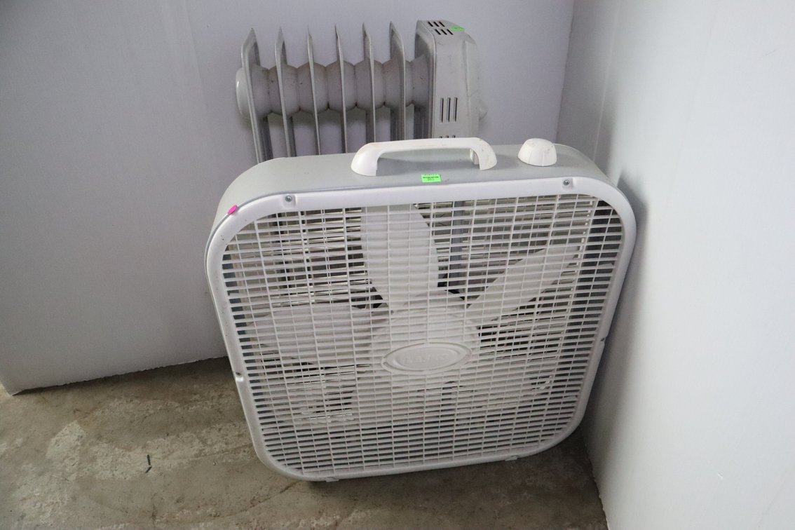 Heater and Box Fan