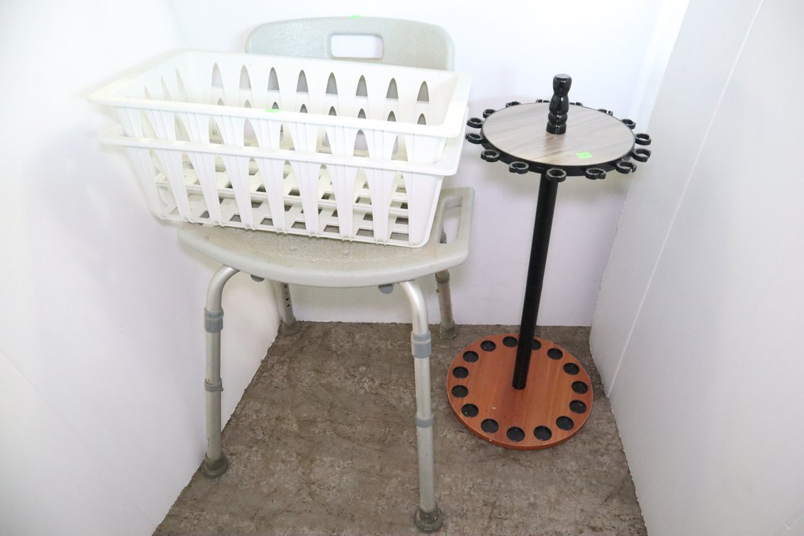 Fishing Rod Holder and Shower Chair
