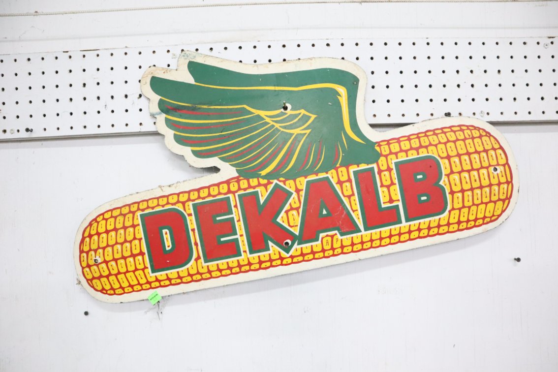 Dekalb Vintage Advertising Sign, (Sign Is Panel Board Type Material)