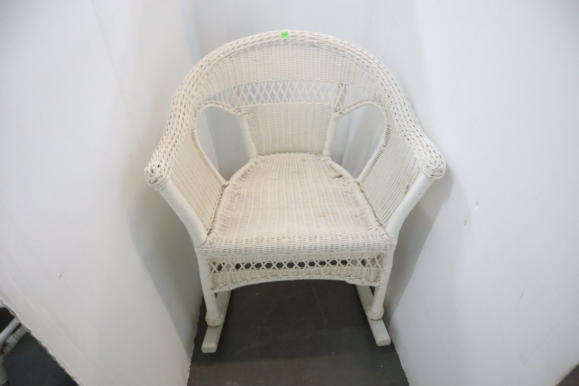 Imitation Wicker Rocking Chair