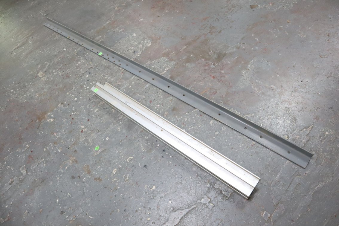Piece of Angle Iron and Aluminum Strip