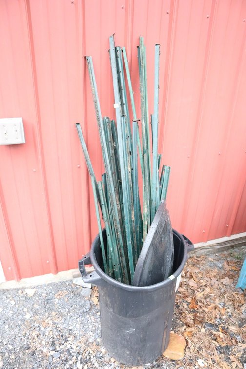 Large Group of Garden Fence Posts