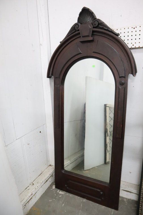 Large Wood Framed Mirror