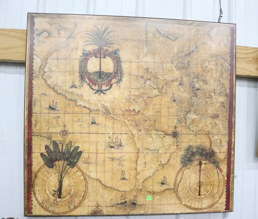 Large Map Plaque