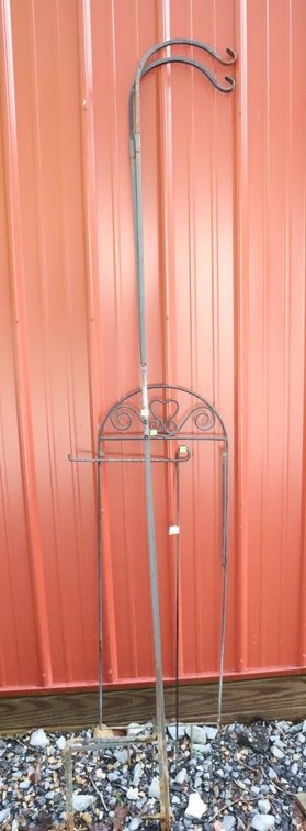 Planter Hooks and Vine Trellis