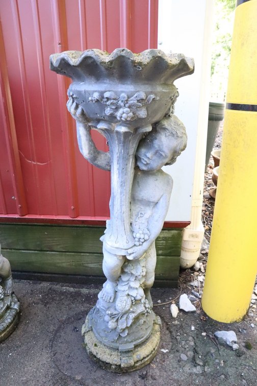 Cement Planter Statue
