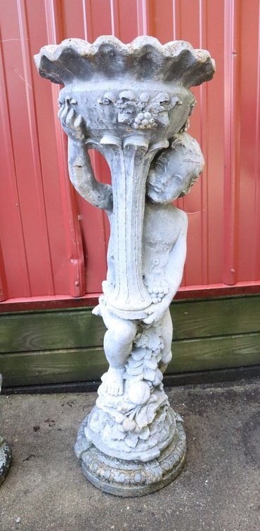 Cement Planter Statue
