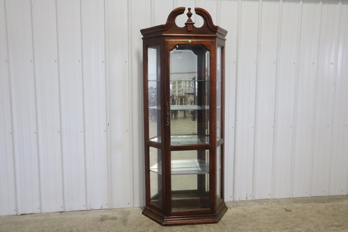 Illuminated Curio Cabinet