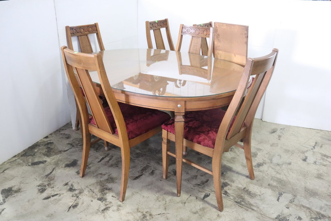 Dining Table and Six Chairs
