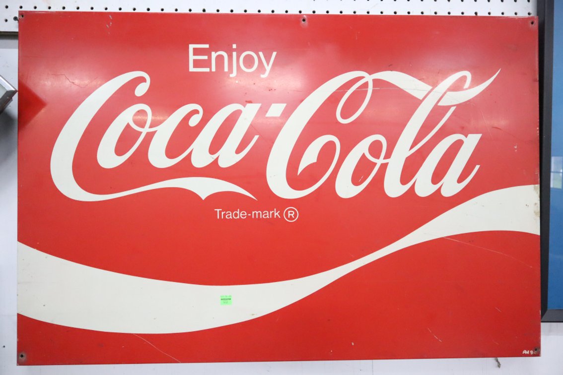 Coca-Cola Metal Sign