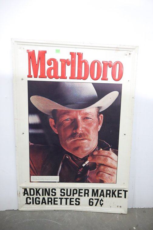 Marlboro Metal Advertising Sign