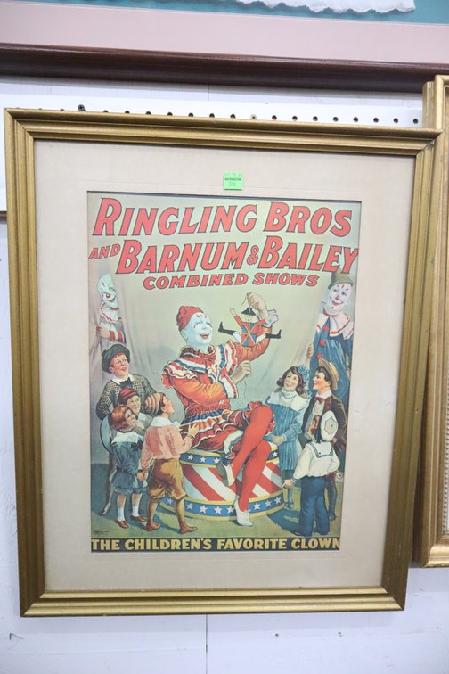 Ringling Bros Framed Poster