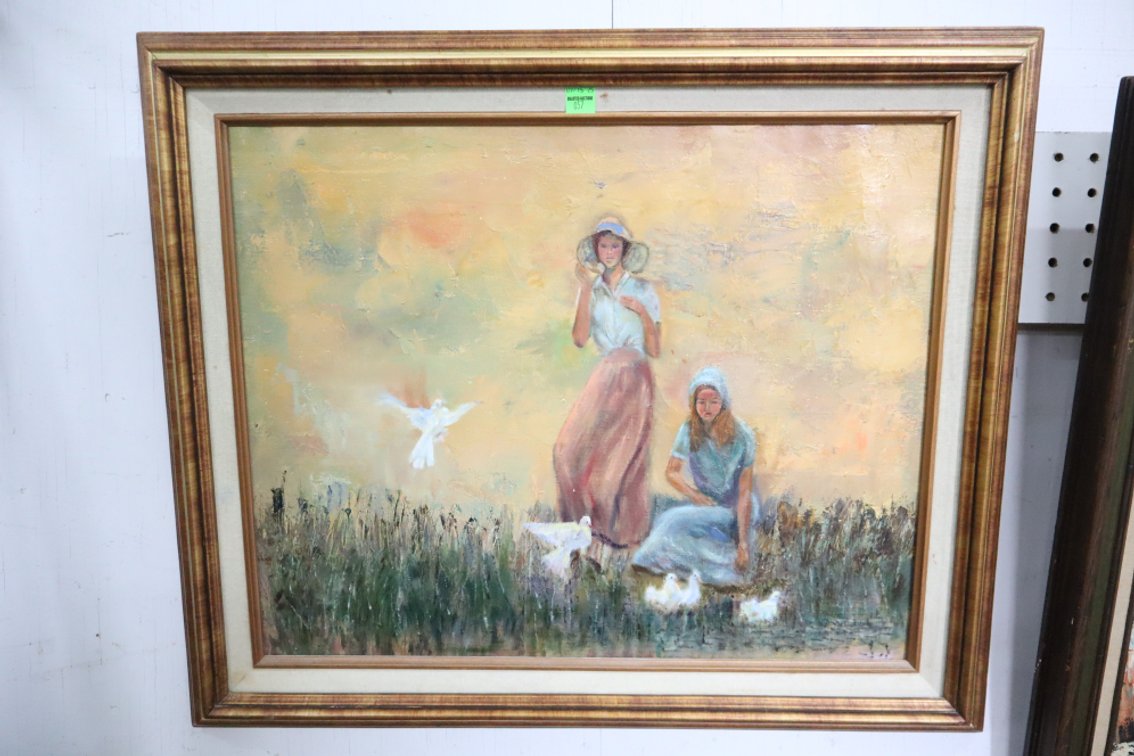 Framed Canvas Painting