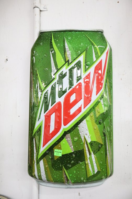 Mountain Dew Metal Sign