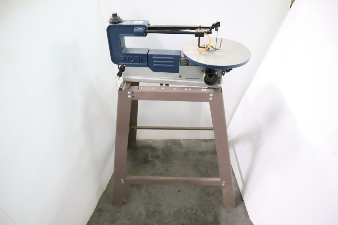 Ryobi Scroll Saw Mounted On Stand
