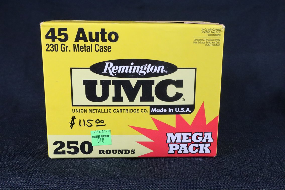 45 Auto, 250 Rounds