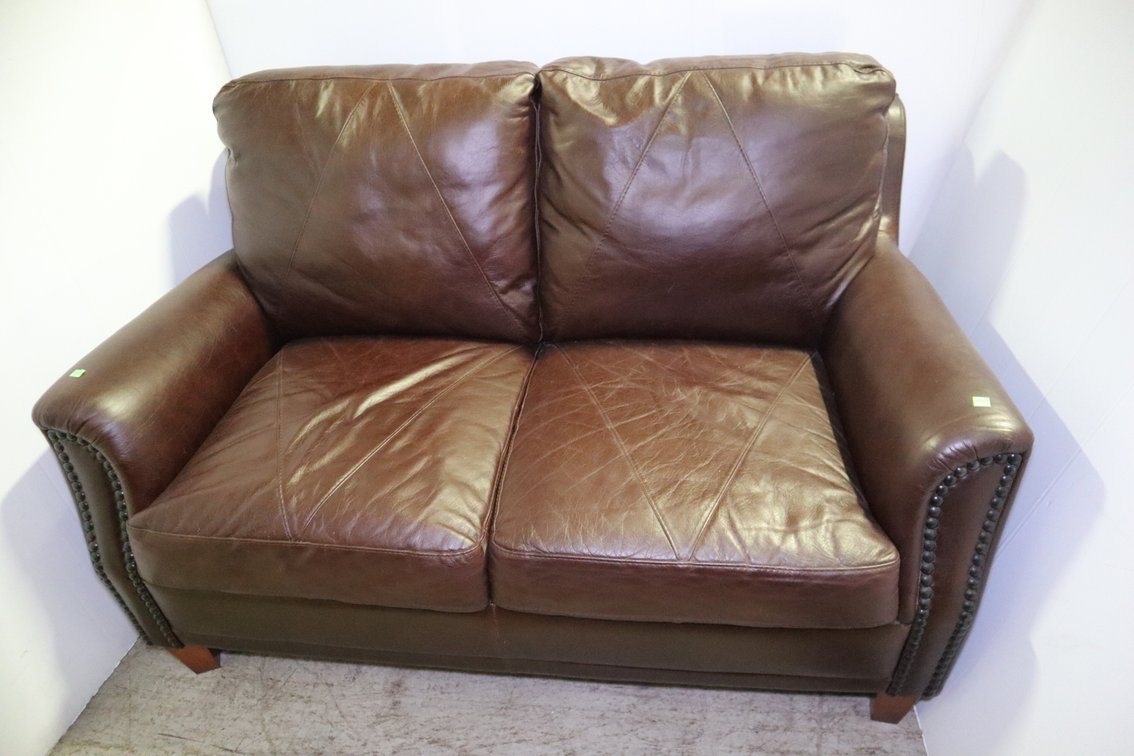 Leather Loveseat