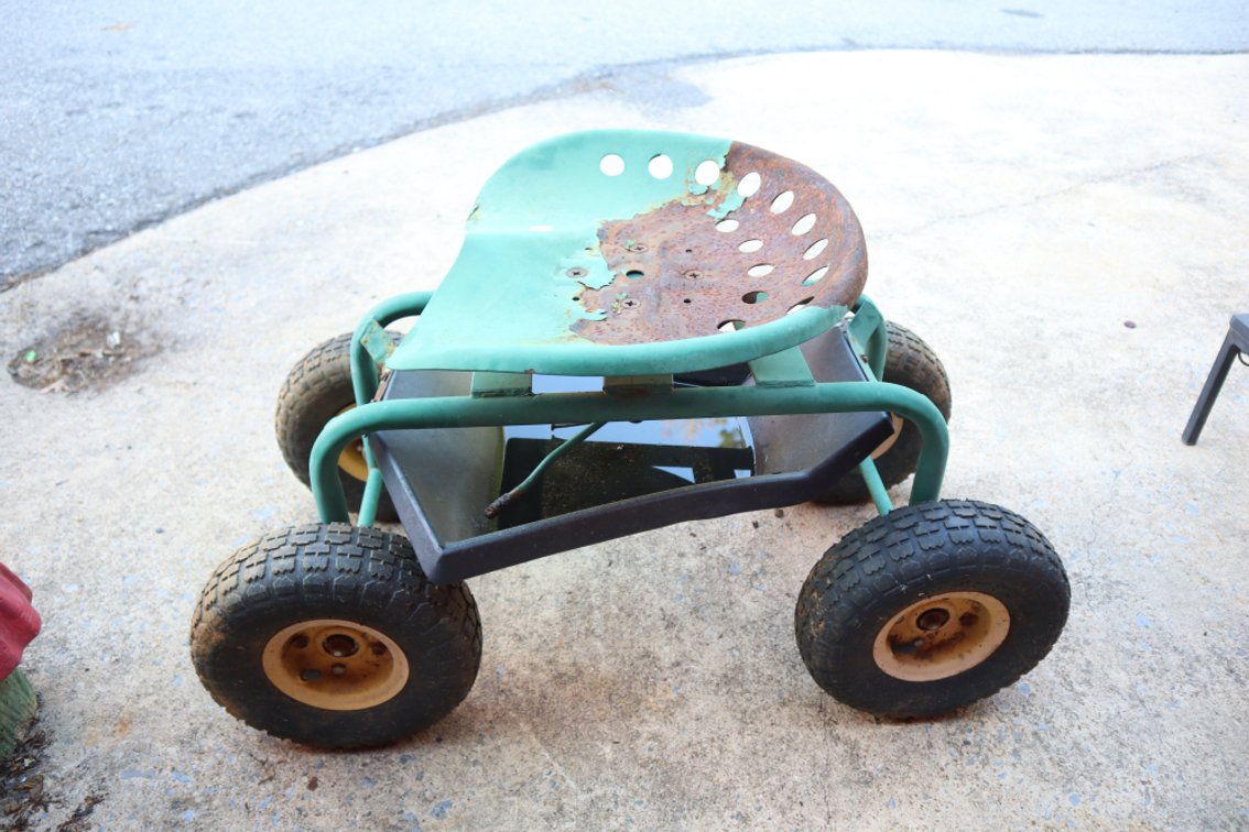 Wheeled Garden Stool