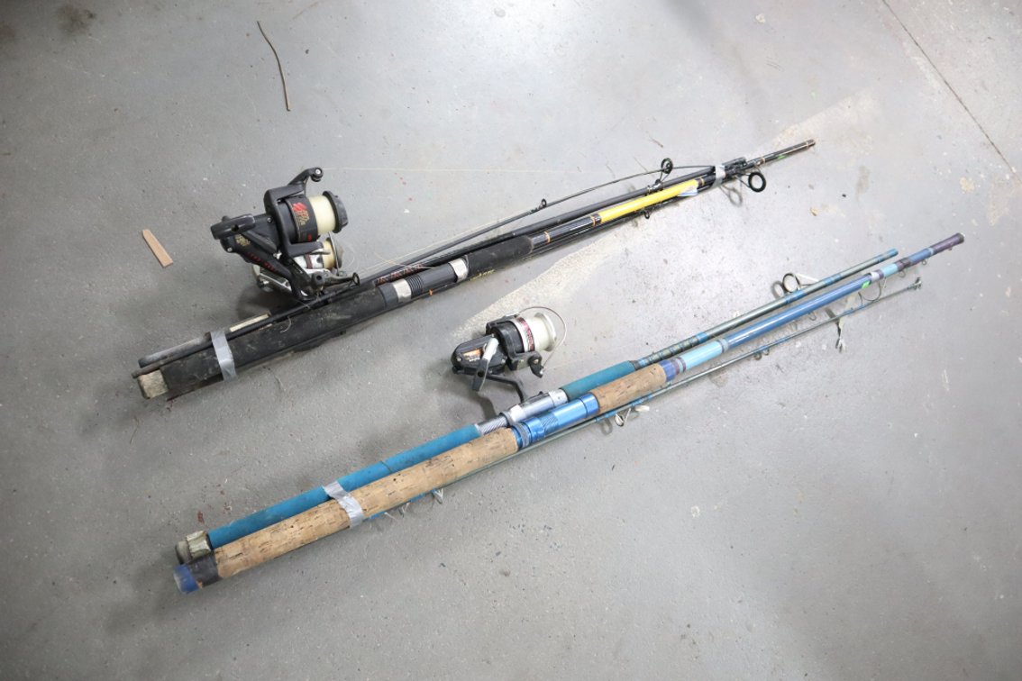 Vintage Fishing Poles and Reels