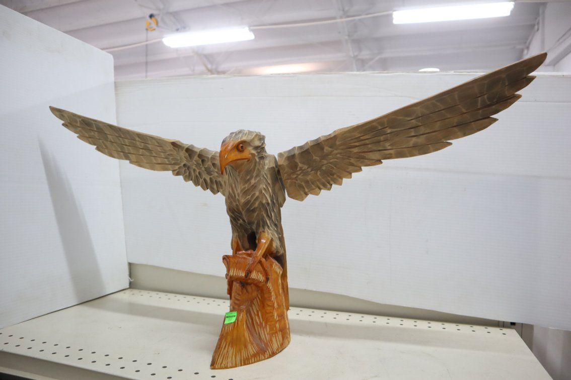 Wooden Eagle (Wings Are Removable)