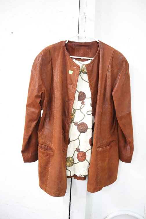 Leather Jacket, Size 42